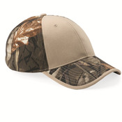 Camo with Solid Front Cap