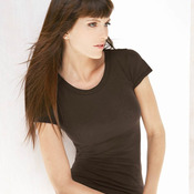 Ladies' Short Sleeve Crewneck Gauze Jersey T-Shirt